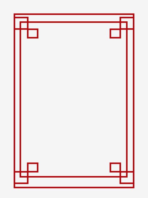 Japanese Border Design, Chinese Border Design, Chinese Frame Design, Khmer Frame Border, Chinese Frame Border, Red Flower Border Frame, Round Border, Japanese New Year, Border Png