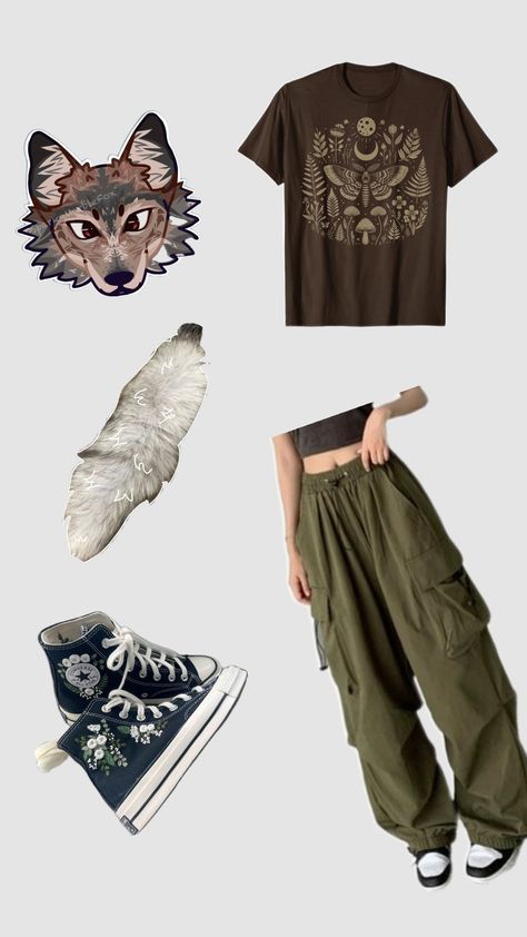 Therian Clothes Style, Therian Outfit Ideas For School, Theriancore Outfit, Fox Therian Outfits, Therian Outfits For School, Therian Outfit Ideas, Therian Clothes, Therian Crafts, Therian Outfits