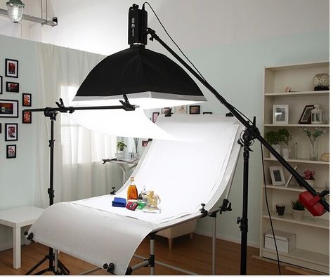 Food Photography Lighting Setup, Square Photography, Food Photography Lighting, Light Tent, Light Box Photography, Softbox Lighting, Photography Studio Design, Photography Set Up, Photo Cube