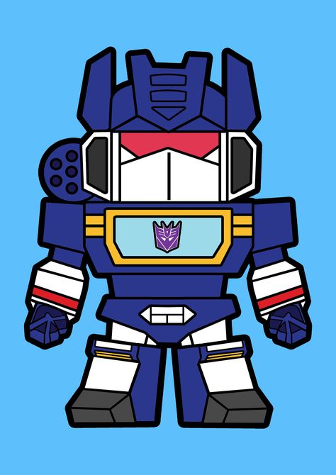 Chibi Soundwave, Chibi Transformers, Transformers Chibi, Soundwave Transformers, Transformers Cartoon, Transformers Soundwave, Transformers Generation 1, Transformers Characters, Birthday Cards For Boys