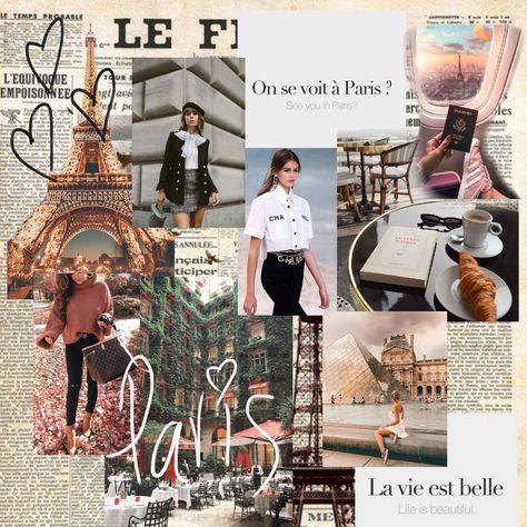 #Paris #moodboard #travel #fashion #france Paris Moodboard Aesthetic, French Moodboard, Living In Paris Aesthetic, France Moodboard, Moodboard Paris, Vision Board Photos Pictures, Moodboard Travel, Paris Moodboard, Paris Mood Board