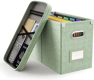 Green Storage, Receipt Organization, Office Decor Home, Organizing Paperwork, File Organizer, Document Storage, File Organiser, Documents Organization, File Box