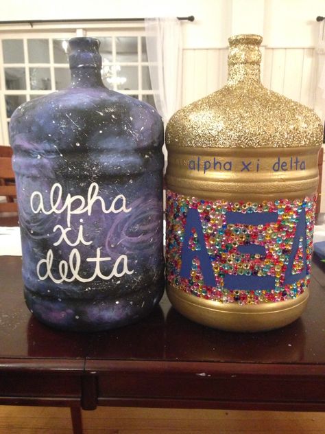 AXiD jugs for penny war Penny Wars Jars Ideas, Penny Wars Jars, Saving Money Diy, Greek Week, Fundraising Gala, Money Saving Strategies, Diy Creative Crafts, Greek Life, Diy Creative