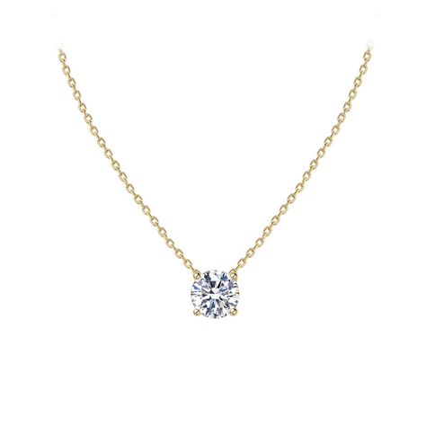 PRICES MAY VARY. Delicate 5mm cubic zirconia necklace, 0.5 cttw CZ diamond solitaire necklace, selected 5A grade (8 hearts & 8 arrows) cubic zirconia, D color, VVS Clarity. Handcrafted in Sterling Silver Stamped with 925, trendy 14k gold plated necklace, quality high shine polished This dainty necklace length adjustable from 15.7 to 18.5 inches with extender, cubic zirconia pendant 5mm. You can wear it alone as a simple dainty necklace or layered necklace and match it with other choker necklaces Diamond Necklace Pendant, Necklace Packaging, Diamond Solitaire Necklace, Cubic Zirconia Necklace, Solitaire Necklaces, Gold Necklace Women, Tennis Necklace, Cz Diamond, Diamond Pendant Necklace