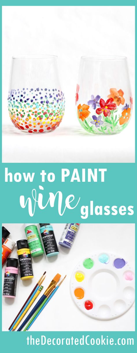 Paint On Wine Glasses, Paint Wine Glasses, Wine Glass Crafts Diy, Diy Wine Glasses Painted, Painting Glass Jars, Wine Glass Designs, Diy Wine Glasses, Glass Painting Designs, Wine Glass Crafts