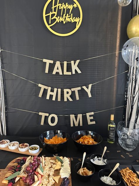 30th birthday party celebration 🖤 30th Birthday Ideas For Men Non Alcoholic, Dirt 30 Party Ideas, Make 30th Birthday Ideas, 30 Theme Party Ideas For Men, Themed 30th Birthday Party For Men, Birthday Ideas For 30th Birthday For Men, 30ths Birthday Party Ideas, 30th Bday For Him, Men 30th Birthday Party