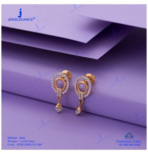 Office Wear Earrings Gold, Earrings Gold Indian, Women Earrings Gold, Gold Earrings For Kids, Small Earrings Gold, Gold Earrings Indian, Antique Gold Earrings, Gold Jewelry Outfits, Diamond Earrings Design