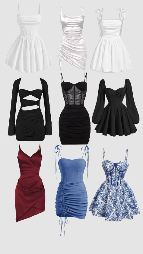 Birthday Outfit Ideas Dress, Quinceanera Dresses Guest, Grunge Shoes Heels & Wedges, Grunge High-heel Platform Boots For Party, After Party Outfit, Fitted Off-shoulder Gothic Mini Dress, Pretty Homecoming Dresses, Fancy Short Dresses, Classy Prom Dresses