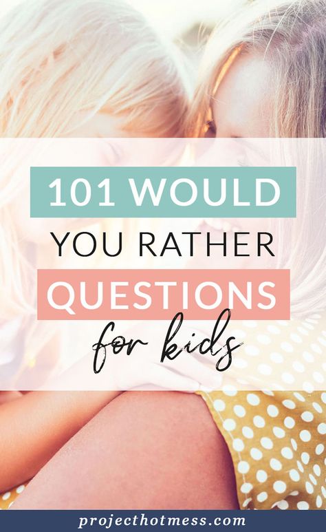 If you're looking for family conversation starters or ideas for a family fun night, here are 101 Would You Rather questions to ask your kids! Questions To Ask Your Kids, Family Conversation Starters, Hoping For The Best, Kids Questions, Habits For Women, Family Conversation, Questions For Kids, Rather Questions, Would You Rather Questions