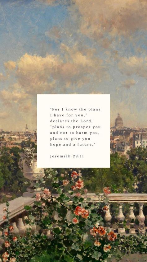 “For I know the plans I have for you” Bible Quotes Background, Scripture Wallpaper, Bible Verse Background, Bible Quotes Wallpaper, Jesus Wallpaper, Jeremiah 29, Christian Bible Quotes, I Know The Plans, Biblical Quotes