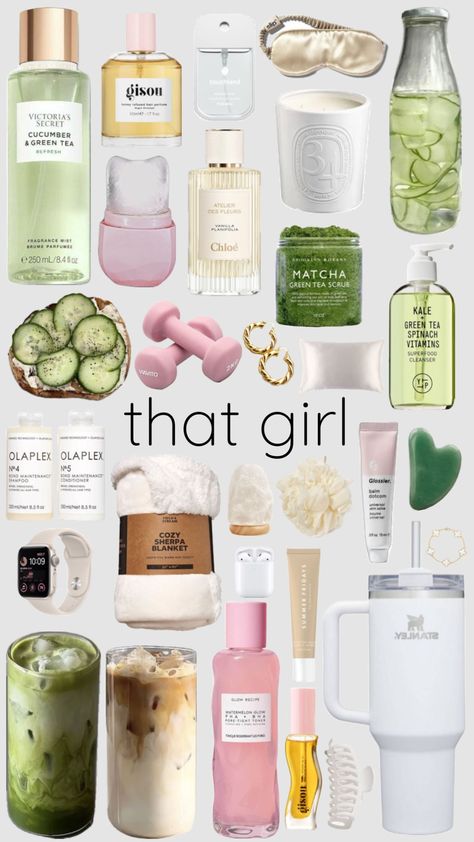 That girl #thatgirl #aesthetic #viral Sick Day Outfit, Middle School Essentials, Thatgirl Aesthetic, Green Tea Scrub, Clean Lifestyle, Balm Dotcom, Get My Life Together, Study Motivation Inspiration, Clear Mind