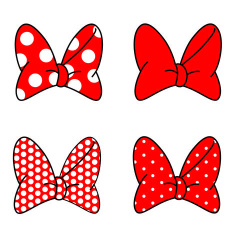 The Minnie Bow Classic  A set of four red and white Minnie Bow designs - digital download.   Perfect for any creative projects and scrapbooking and lots of fun uses. #minniebows #minnievectorbows #polkadotbows Minnie Mouse Bow Svg, Minnie Mouse Cake Design, Minnie Mouse Template, Minnie Mouse Roja, Minnie Mouse Ribbon, Bows Png, Minnie Mouse Svg, Minnie Mouse Birthday Party Decorations, Bow Drawing