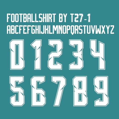 Bike Logos Design, Football Fonts, Jersey Font, Football Logo Design, Luxury Brand Logo, Number Fonts, Bike Logo, Sports Fonts, Alphabet Number