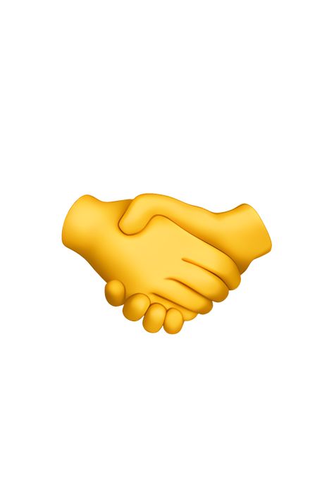 The emoji 🤝 depicts two hands, one belonging to a person with a light skin tone and the other belonging to a person with a darker skin tone, clasping together in a handshake. The hands are facing each other with fingers interlocked and thumbs pointing upwards. The image is presented in a cartoonish style with bold lines and bright colors. Fingers Interlocked, Finger Emoji, Lego Hotel, Apple Emojis, Sarah Butler, Hand Emoji, Ios Emoji, Panda Tattoo, Photography Studio Background