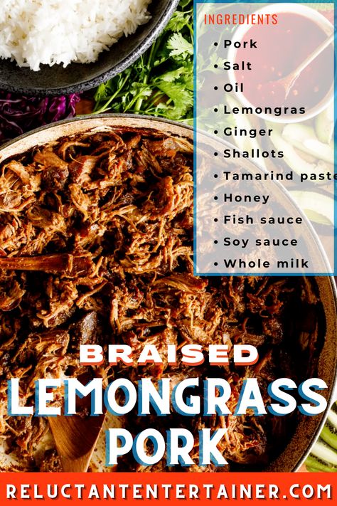 Recipes With Lemongrass Paste, Recipes Using Lemongrass Paste, Lemongrass Recipes, Lemongrass Paste, Detox Meal Plan, Most Pinned Recipes, Gluten Free Fish, Shredded Pork, Ginger And Honey