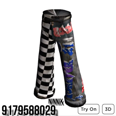 Roblox Baggy Jeans Codes, Roblox Hair Id, Graffiti Jeans, School Pants, Roblox Hair, Grunge Jeans, Clothing Studio, Outfits Roblox, Dance Outfits Practice