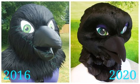 Everyone starts from somewhere! The very first fursuit head I made was a monstrosity but I was still proud to have finished one. It was a stepping stone to what I can do now and I will always continue to improve one step at a time! First Fursuit, Fursuit Head, One Step At A Time, Stepping Stone, I Can, Stone, Fictional Characters, Quick Saves, Art