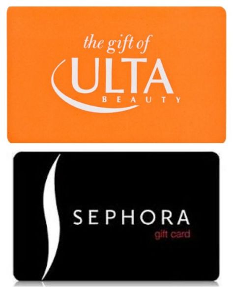 Ulta and Sephora Gift Cards Ulta Gift Card, Sephora Gift, Graphic Layout, Sephora Gift Card, Wish Board, Xmas Wishlist, All I Want For Christmas, Birthday Board, Skin Care Gifts