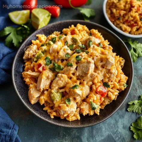 Instant Pot Pollo Loco Chicken, Queso Mexican Chicken And Rice, Chicken Queso Bake, Chicken Rice Beans, Mexican Chicken And Rice, Baked Asparagus, Adobo Chicken, Mexican Chicken, Sauteed Chicken