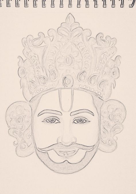 Khatu Shyam Drawing Easy, Khatu Shyam Sketch Pencil, Khatu Shyam Ji Drawing, Khatu Shyam Sketch, Khatu Shyam Drawing, Khatu Shyam Ji, Shyam Baba, Embroidered Canvas Art, Sketch Images