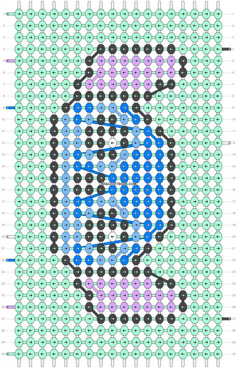 Lilo And Stitch Alpha Pattern, Stitch Alpha Pattern, Alien Movie, Aliens Movie, Alpha Pattern, Alpha Patterns, Friendship Bracelet Patterns, Lilo And Stitch, Bracelet Patterns