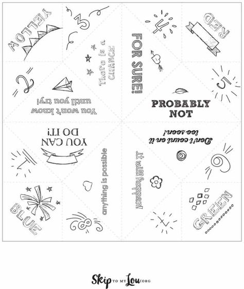 printable fortune teller Wedding Fortune Teller Template, Fortune Teller Carnival, Paper Fortune Teller Template, Fortune Telling Cards Printable, Origami Fortune Teller Template, Fortune Teller Template, Printable Fortune Teller, Fortune Teller Game, Origami Fortune Teller