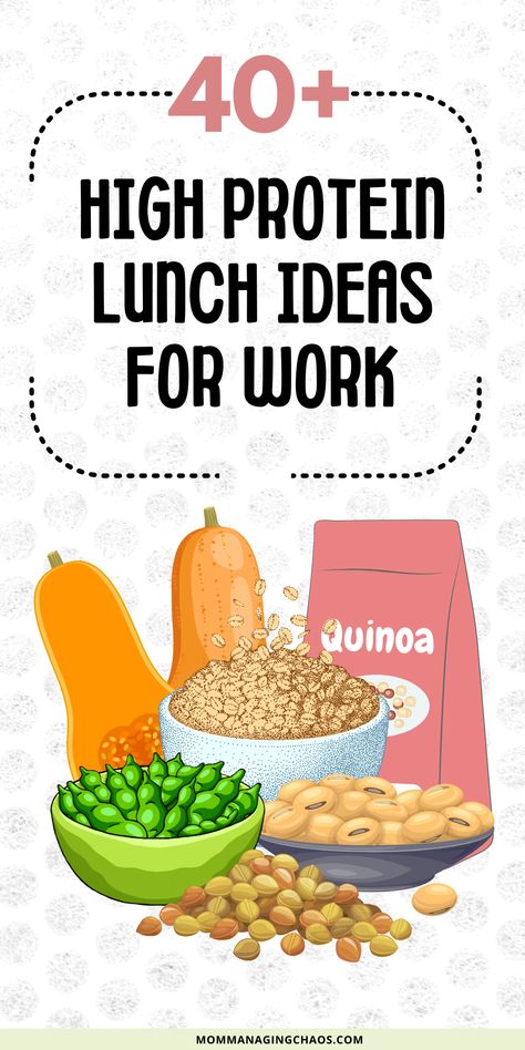 If you are ready to ditch the vending machine junk food options at work, this article will provide you with some tasty high-protein lunch ideas that are quick and easy.  Eating a high-protein lunch is a great way to maintain your energy levels and focus at work. High Protein To Go Lunches, High Protein Packable Lunches, Easy Cold Lunches For Work High Protein, Fast Lunch Ideas For Work, Protein Lunch Ideas For Work, High Protein Lunches For Work, Delicious Lunch Ideas, Protein Lunch Ideas, High Protein Lunch Ideas