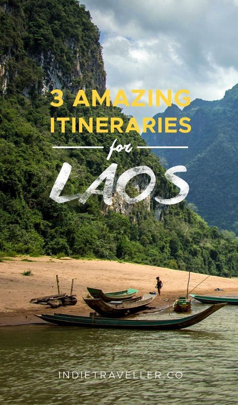 Laos is one of the most underrated destinations in Southeast Asia. To make the most of your time there, here are 3 wonderful itineraries for Laos. #Travel #TravelTips #SoloTravel #IndieTravel #IndieTraveller #Laos #LaosTravel #4000Islands Beautiful Thailand, Laos Travel, Culture People, Thailand Itinerary, Vientiane, Travel Destinations Asia, Luang Prabang, Asia Travel Guide, Southeast Asia Travel