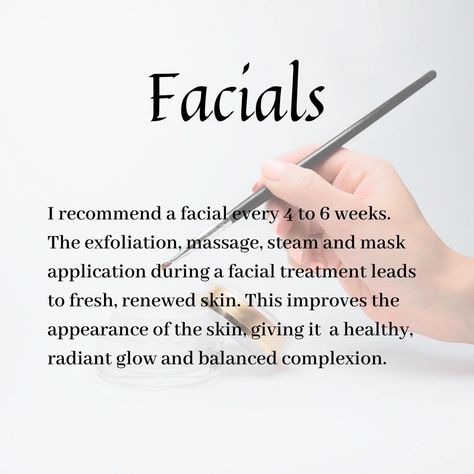 Regular facials every 4-6 weeks help maintain healthy skin by promoting cell turnover, unclogging pores, and improving skin texture. Your skin will thank you! #HealthySkin #FacialBenefits #holdingspacespa #ReflectAndShare #SilenceSpeaks #InnerPeace #FindYourAnswers #Mindfulness #SelfCare #HoldingSpaceSpa #SpaDay #WellnessJourney #LouisvilleCO #BoulderCounty #ColoradoLiving #LocalBusiness #ColoradoSpa #SelfReflection #PeaceAndQuiet #MindBodySpirit #HolisticWellness #SpaRetreat #NatureAndNurture Facial Advertising Ideas, Esthetician Ideas, Esthetician Tips, Facials Quotes, Esthetics Business, Facial Benefits, Esthetician Inspiration, Esthetician Quotes, Esthetician School