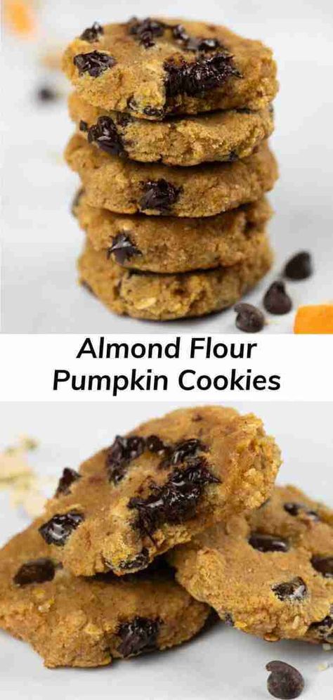 Almond Flour Pumpkin Cookies: A Seasonal Keto Cookies Recipe! Almond Flour Pumpkin Cookies, Keto Pumpkin Cookies, Almond Flour Pumpkin, Pumpkin Cookies Recipe, Chocolate Avocado Brownies, Gluten Free Lemon Bars, Pumpkin Cravings, Pumpkin Tarts, Flourless Cookies