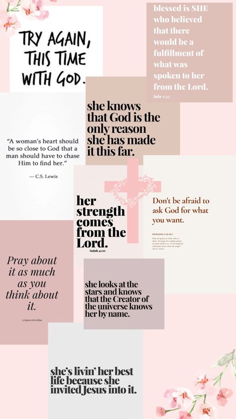 Pink Wallpaper Christian Quotes, Blessed Is She Who Believed Wallpaper, Pink Christian Quotes, Godly Wallpapers, Blessed Is She Who Believed, Bible Quotes Background, Christian Iphone Wallpaper, Positive Quotes Wallpaper, Wallpaper Bible