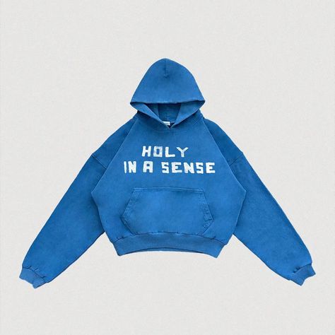 "HOLY IN A SENSE" SUN-FADED TERRY HOODIE #fyp #streetwear #outfit #outfitideas Model Ships, Clothing Co, Streetwear Outfit, Error 404, Sense, Size Medium, How To Wear, Clothes