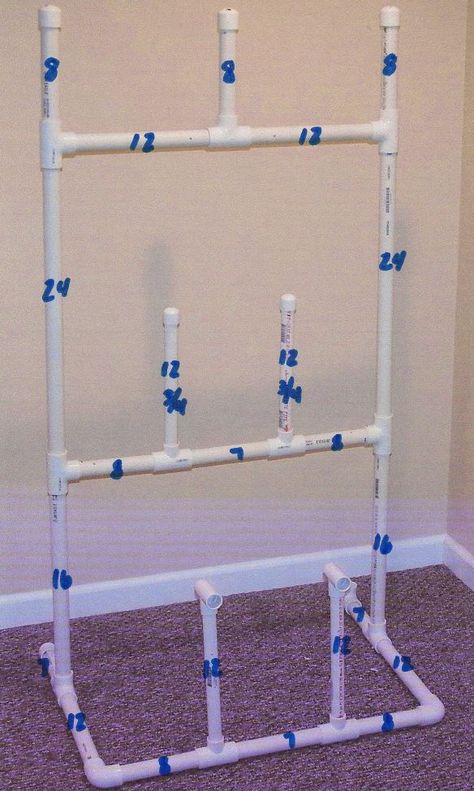 Hockey drying rack - The Perfect Man Cave Hockey Gear Drying Rack, Gear Drying Rack, Hockey Equipment Drying Rack, Hockey Drying Rack, Hockey Equipment Storage, Hockey Organization, Hockey Storage, Hat Rack Ideas, Hockey Diy