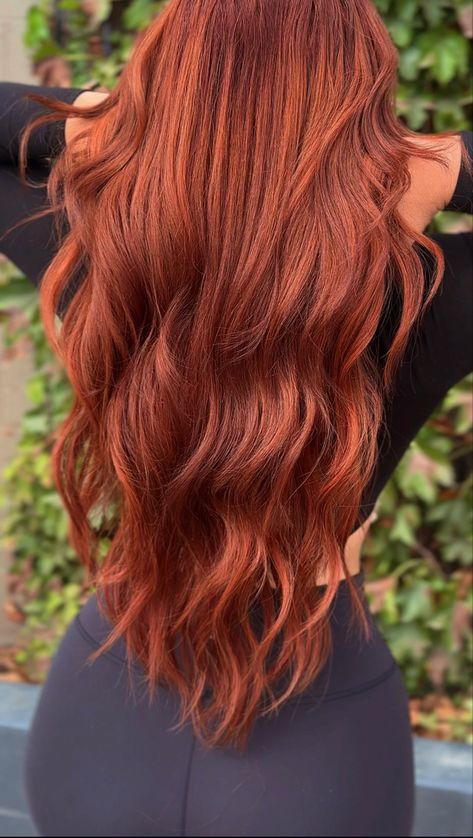 L’oréal Hicolor Sizzling Copper, Copper Hair With Extensions, Copper Golden Hair, Copper And Blue Hair, Rich Copper Red Hair, Copper Hair Extensions, Long Copper Hair, Red Copper Hair, Copper Hair Dye