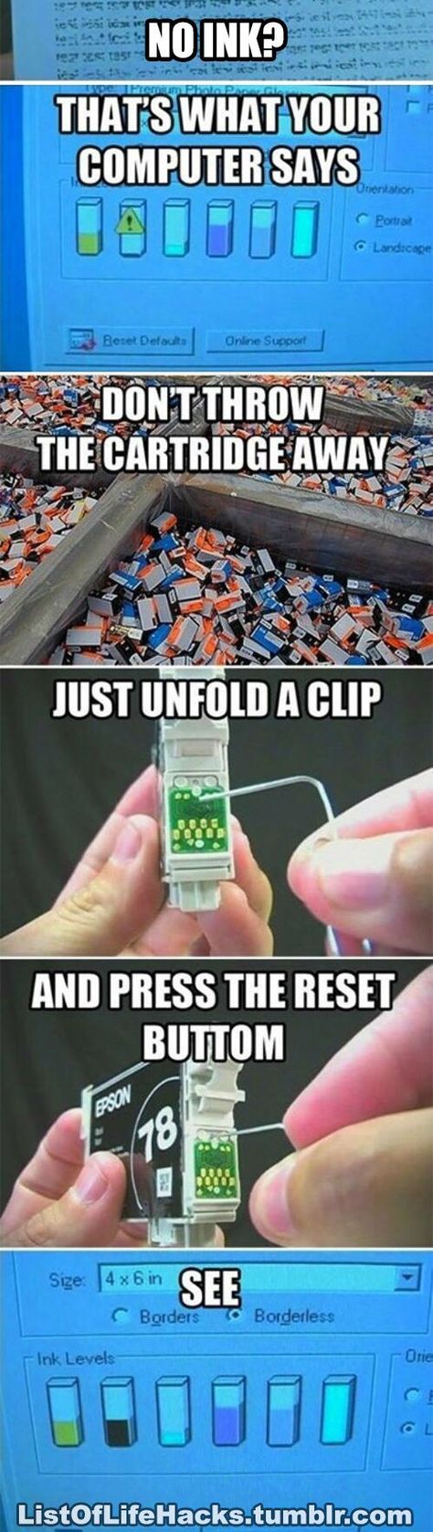 Printer Hacks, Ingenieur Humor, 1000 Lifehacks, Computer Hacks, Computer Help, 1000 Life Hacks, Tech Hacks, Astuces Diy, Survival Life Hacks