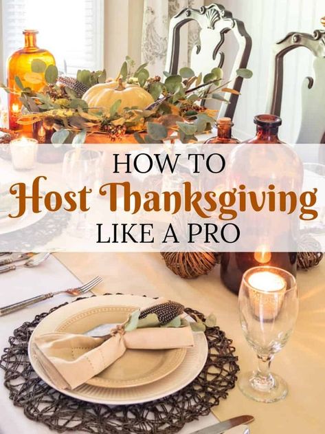 5 spot-on tips for hosting Thanksgiving or any other holiday meal. These tips will help make a gratifying day for both you and your guests. Thanksgiving Table Setup, Thanksgiving Hosting, Hosting Thanksgiving Dinner, Christmas Dining Table Decor, Thanksgiving Entertaining, Hosting Ideas, Thanksgiving Dinner Table, Thanksgiving 2020, Christmas Dining Table