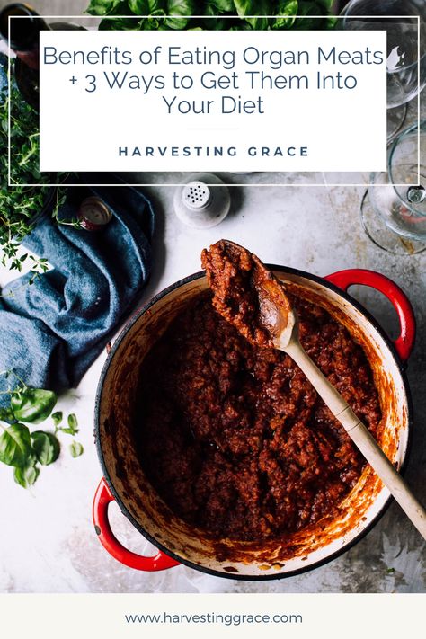 Organ meats are some of the most nutrient-dense (if not the most nutrient-dense), healthy foods on the planet! They are packed with nutrients to support your body in any season. A lot of people are intimidated by eating organ meats because they find them hard to prepare or unpalatable, but that couldn't be further from the truth. Join me in learning about the benefits + simple ways to prepare organ meats! . . . #harvestinggrace #organmeats #organmeatbenefits #regenerativefarming Organ Meat, Organ Meats, Ragu Sauce, Beef Ragu, Money Planner, Meat Seasoning, Basic Essentials, Eat Beef, Wild Game Recipes