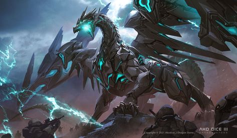 Dragon Mecha Concept Art, Mecha Dragon Art, Robot Dragon Concept Art, Sci Fi Monster, Mecha Concept Art, Dragon Mech, Mecha Monster, Machine Dragon, Mecha Dragon