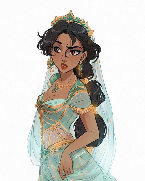 Do You Trust Me, Princesas Disney Anime, Jasmine Aladdin, Disney Princess Fan Art, Karakter Disney, Disney Dreams, Disney Princess Drawings, Princess Drawings, Disney Artwork