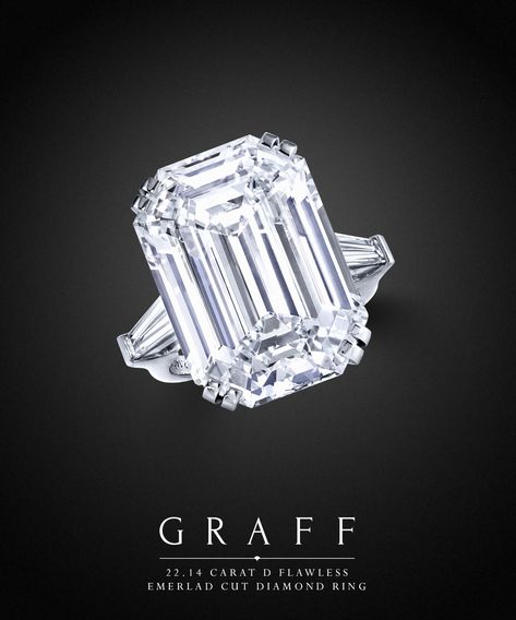 GRAFF Emerald Cut Diamond Ring Price upon request Graff Emerald Ring, Graff Diamond Ring, Graff Ring, Diamond Ring Price, Dig Jewelry, Bling Things, Graff Diamonds, Diamond Rings With Price, Emerald Cut Diamond Ring