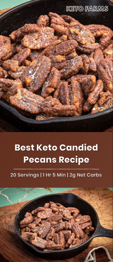 Keto Candied Pecans, Candied Pecans Recipe, Postre Keto, Keto Candy, Pecan Recipes, Keto Foods, Yes But, Candied Pecans, Free Living