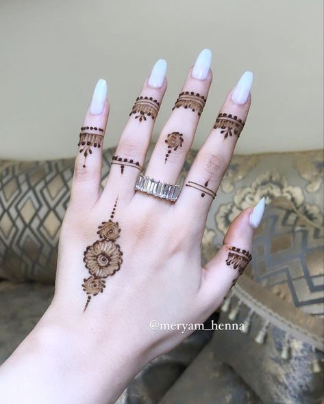 Henna Or Mehndi in Urdu Culture of centrl asia India Pakistan Turkish Africa Arab Countries Wedding Eid Speical #mehndi #henna #wedding #hennaart #hennaartist #mehndidesigns #hennatattoo #mehendi #mehndidesign #hennadesign #mehndiartist #hennadesigns #mehndiart #bride #bridalhenna #hennainspire #art #hennalove #indianwedding #bridalmehndi #bridal #mehandi #love #hennawedding #pakistaniwedding #hennainspo #mehndilove #whitehenna #mehndibride #hennainspiration #fashion #wedding #aesthetic #mehndi Finger Mehndi Style, Mehndi Designs For Back, Simple Henna Designs Hand, Aesthetic Mehndi, Finger Mehendi Designs, Trending Summer Nails, Arab Countries, Bridal Mehandi, Henna Wedding