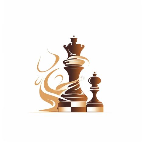 Chess and Coffee Logo Chess Club Design, Chess Logo Design, Chess Icon, Chess Logo, Color Wheel Art Projects, Color Wheel Art, Knight Logo, Brain Logo, Chess Club