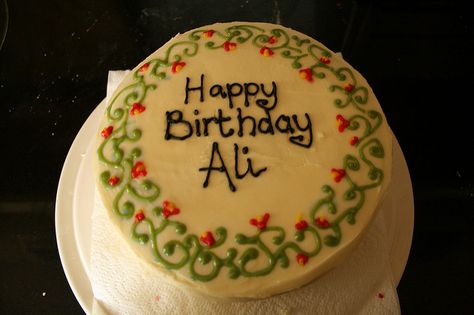 I made Ali a birthday cake | Flickr - Photo Sharing! Happy Birthday Ali, Fall Birthday Cakes, Birthday Pumpkin, Pumpkin Cream Cheese, Fall Birthday Parties, Cake Frosting Recipe, Pumpkin Cream Cheeses, Fall Cakes, A Birthday Cake