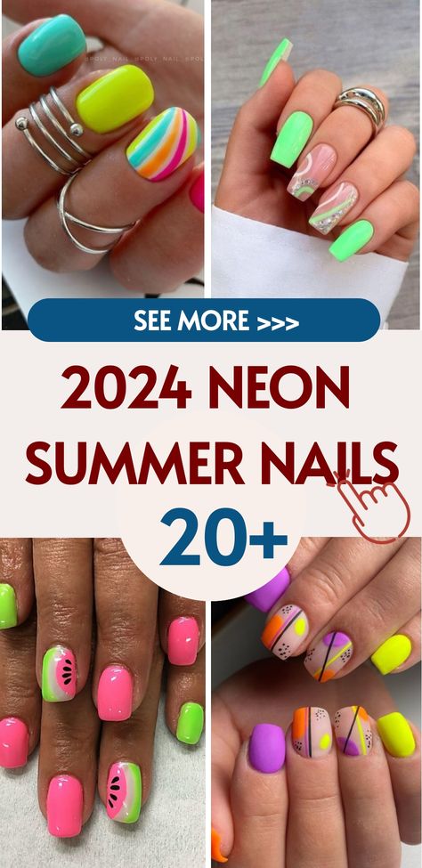 Best 12+ purple french nails you must try this year Easy Summer Gel Nails, Bright Summer Nails Designs 2024, Neon Nail Art Summer, Summer Abstract Nails, Neon Nail Ideas, Neon Summer Nails, Red White Blue Nails, Nails Vibrant, Firework Nail Art