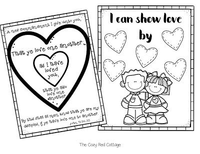 The Cozy Red Cottage: Love One Another Lesson Helps (Lesson 32, Primary 2) Free Printables John 15:9-17 Craft For Kids, John 13:34-35 Love One Another Craft, Blank Coloring Pages, Tic Tac Toe Board, Primary Ideas, John 13, Primary Lessons, Bible Crafts For Kids, Red Cottage