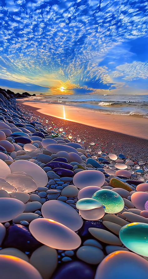 Colored Rocks, Beautiful Ocean Pictures, Beautiful Nature Wallpaper Hd, Android Wallpaper Flowers, Pretty Landscapes, Sun Sets, Beautiful Locations Nature, Beautiful Nature Wallpaper, Night Sky Photos