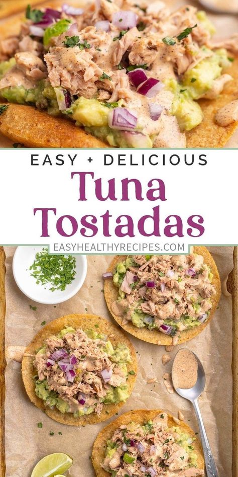 Tuna Tostadas, Tostadas Recipe, Canned Tuna Recipes, Keto Gummies, Traditional Mexican Dishes, Chipotle Aioli, Mexican Dish, Seafood Recipes Healthy, Canned Tuna