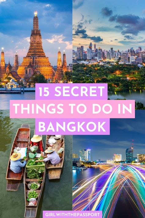 Looking for some unique, super fun things to do in Bangkok? Then check out this post about all of the SECRET things you can do while in Bangkok, Thailand. Bangkok Itinerary, Bangkok Travel Guide, Things To Do In Bangkok, Bangkok Shopping, Thailand Travel Destinations, Thailand Itinerary, Thailand Adventure, Thailand Vacation, Thailand Travel Tips