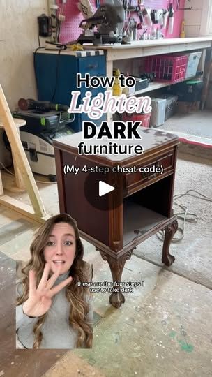 493 reactions · 16 shares | Comment TOOLS for a list of supplies I used on this furniture flip sent straight to your D•Ms🫶🏻

You all know by now that I HATE STRIPPING FURNITURE because it’s really really hard 🥰

But unfortunately, it looks really good at the end, so if you’re trying to figure how to lighten dark furniture — use this formula. 
-
-
-
-
#furnitureflip #furnituremakeover #sustainablehome #diytips #diyproject #diyblogger #vintagehome #thriftedhome #vermontartist | Grace | Furniture Artist Furniture Artist, Stripping Furniture, Thrifted Home, Furniture Tools, Furniture Flip, Dark Furniture, Furniture Refinishing, Flipping Furniture, Sustainable Home